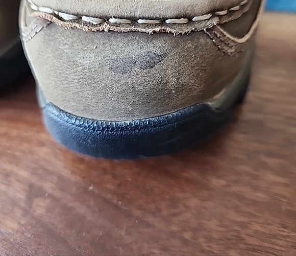 Ariat Brown Leather Moc Toe Work Boots with Orange Interior main image 8